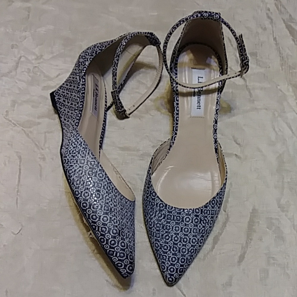 L.K. Bennett Alex Pointy Toe Wedge Pump